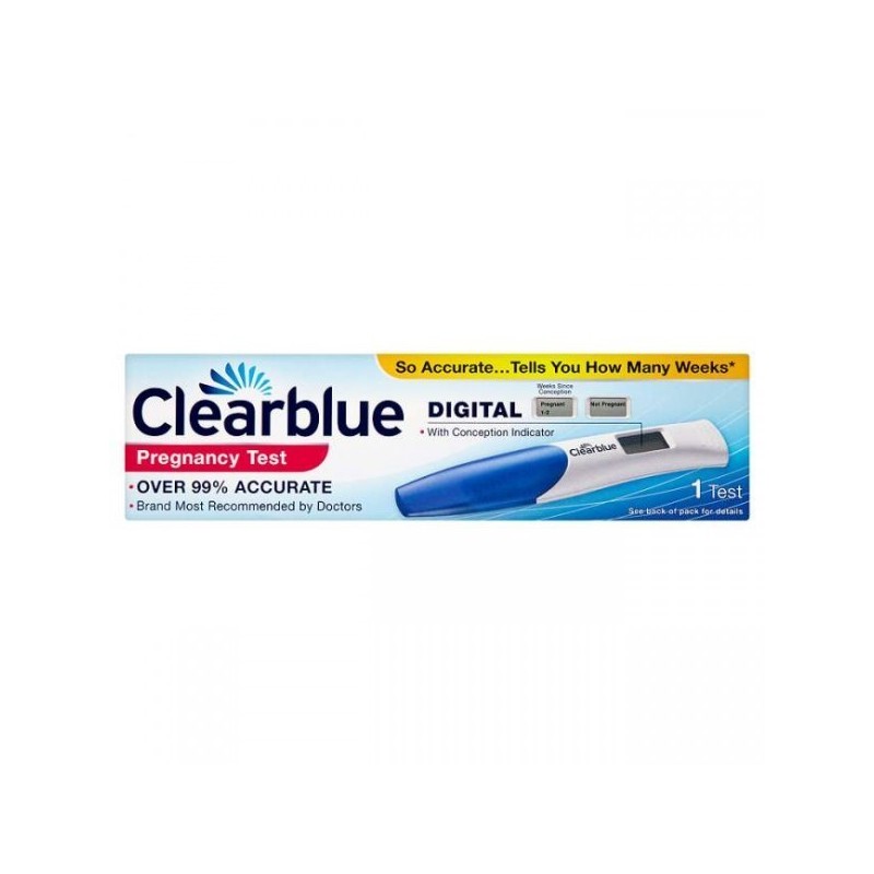 Clearblue Digital Ψηφιακό Τεστ Εγκυμοσύνης με Δείκτη Σύλληψης 1 Τεμ.